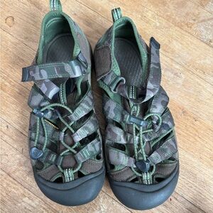 Kids Camouflage Keen Waterproof Sandals